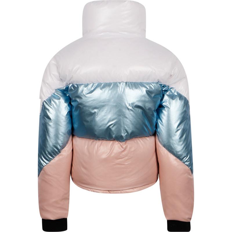 SAM. Athlete jacket in white and pink