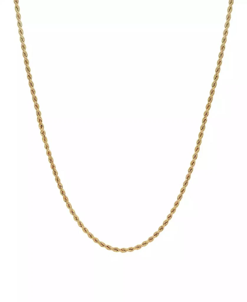 Macy's Rope Link 20" Chain Necklace (2.5mm) in 18k Gold 1