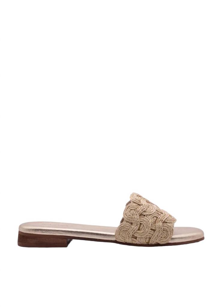 Kaanas Women's Nash Sandal In Gold