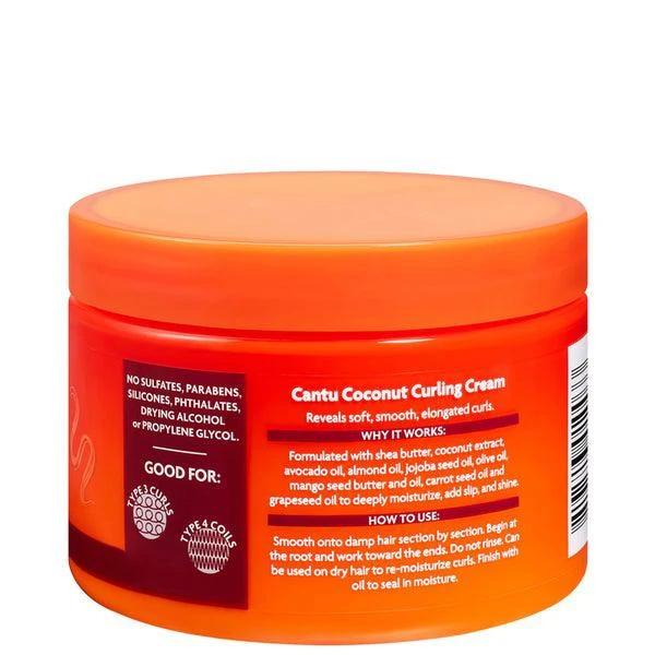 Cantu Cantu Shea Butter for Natural Hair Coconut Curling Cream 340 g 2