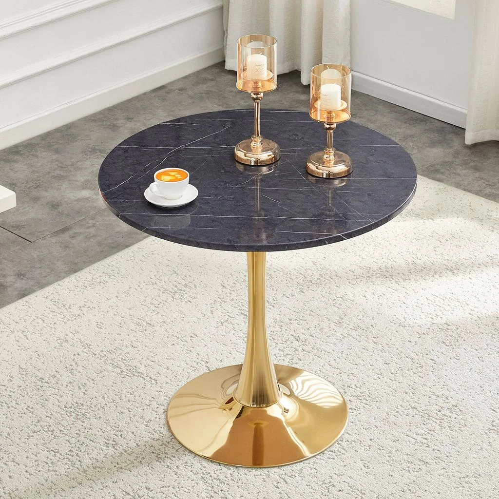 Streamdale Furniture Streamdale Space-Saving Round Dining Table for Small Apartments
