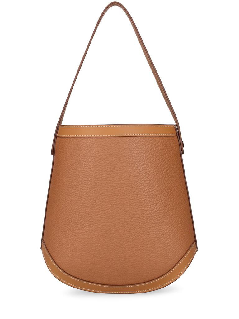 SAVETTE Bucket Leather Shoulder Bag