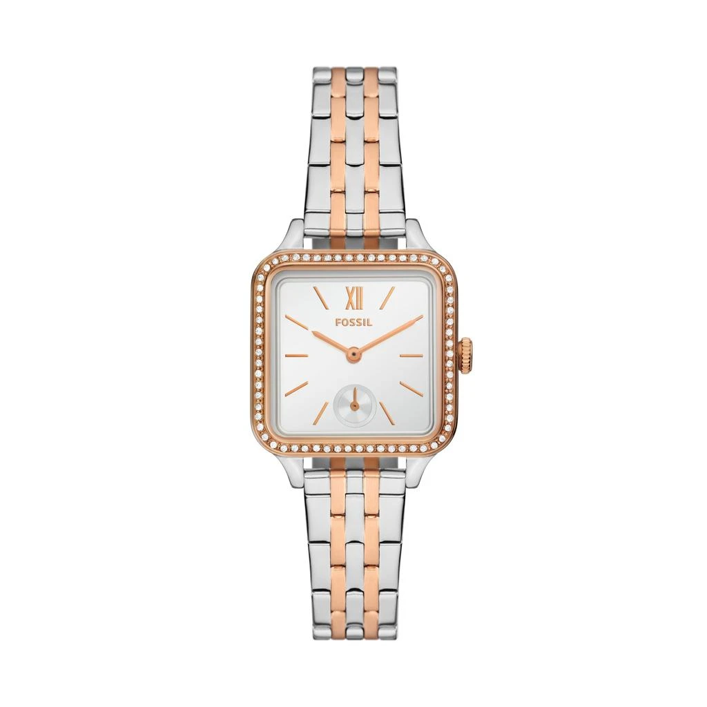 Fossil Fossil Women's Colleen Three-Hand, Two-Tone Stainless Steel Watch 1