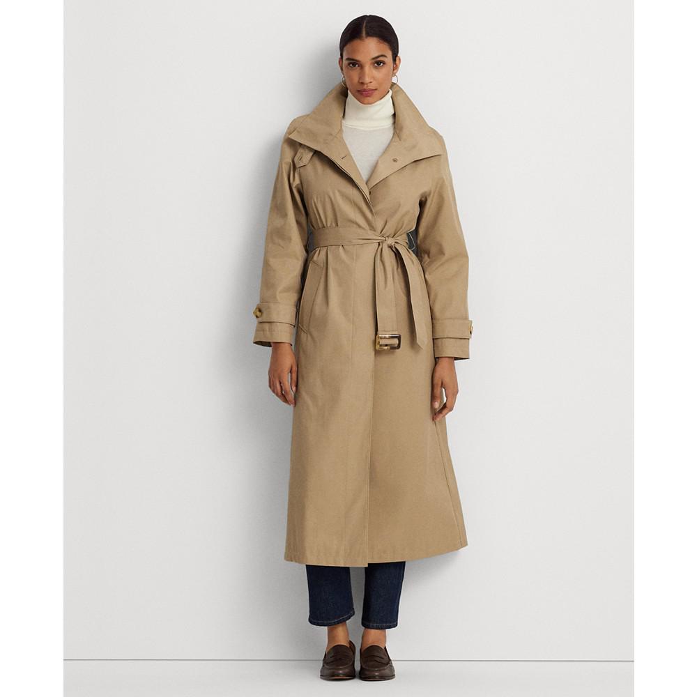 Lauren Ralph Lauren Women's Stand-Collar Maxi Trench Coat
