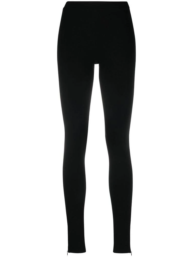 Totême Totême High-Waisted Zip Leggings 1