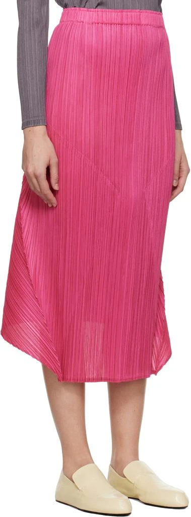 Pleats Please Pink Thicker Bottoms 2 Midi Skirt 2