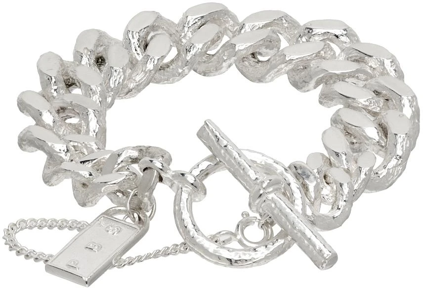 Pearls Before Swine Silver Spliced Link Bracelet 2