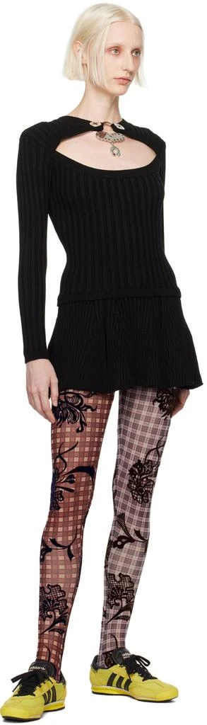 CHOPOVA LOWENA Black Darlene Sweetheart Mini Dress 4