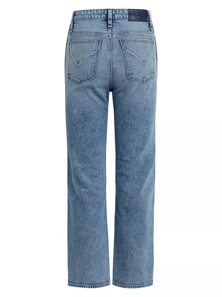 Hudson Brooks Nader x Hudson Breaux High-Rise Straight Ankle Jeans 3