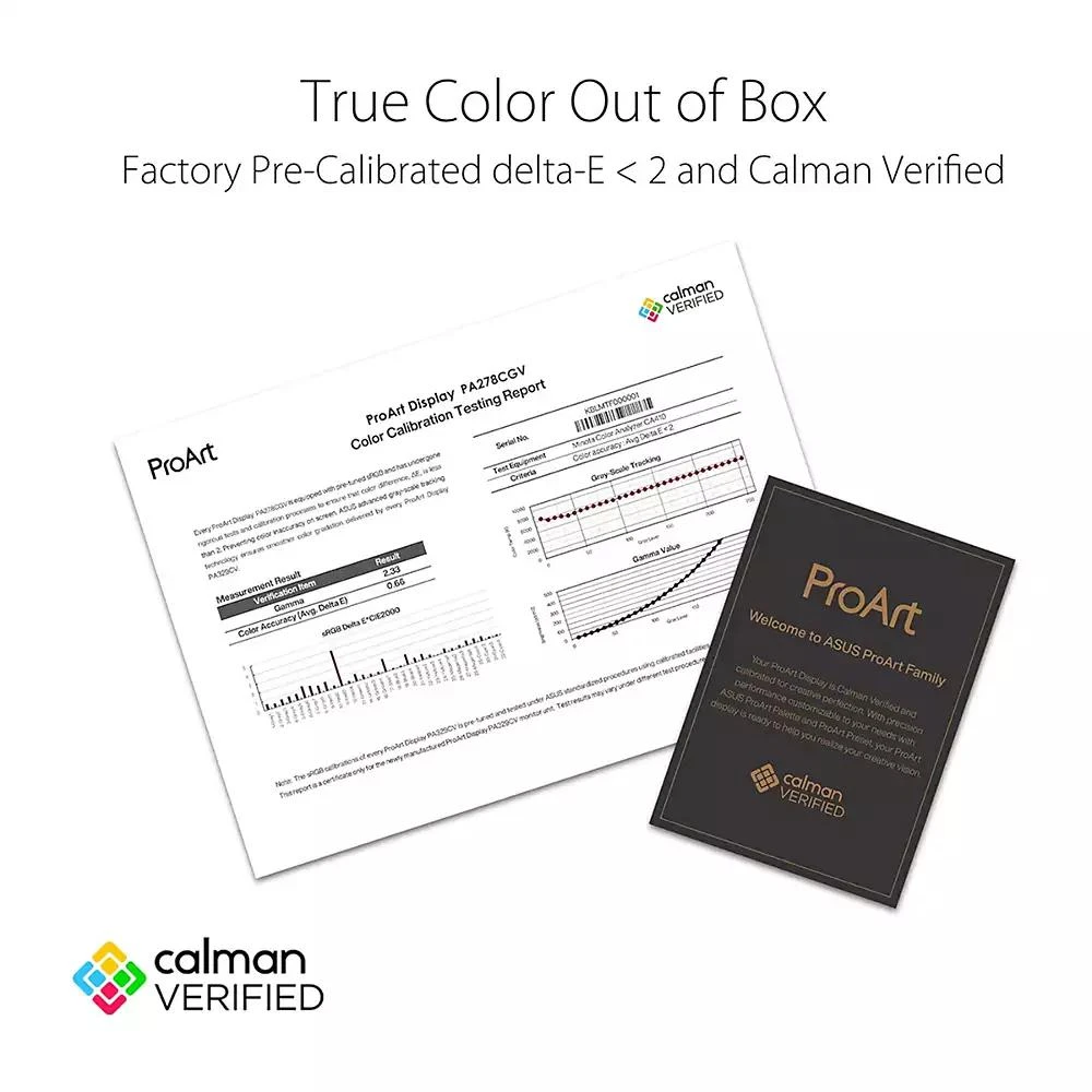 ASUS ProArt Display PA278CGV 27" 16:9 QHD 144Hz IPS LED LCD Monitor 2