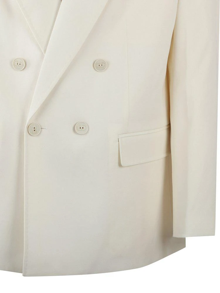 Valentino Valentino	Double-Breasted Long-Sleeved Blazer 3