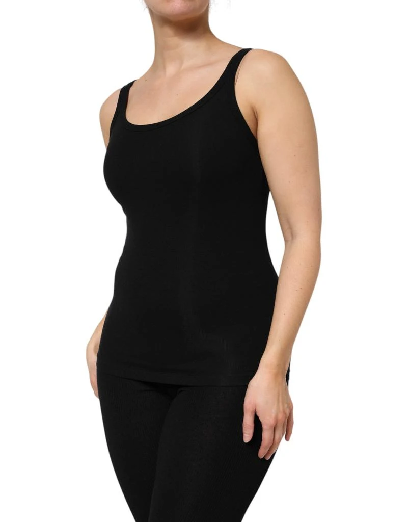 Dolce & Gabbana Cotton Stretch Sleeveless Women Tank Women's Top (Pre-Owned) 2