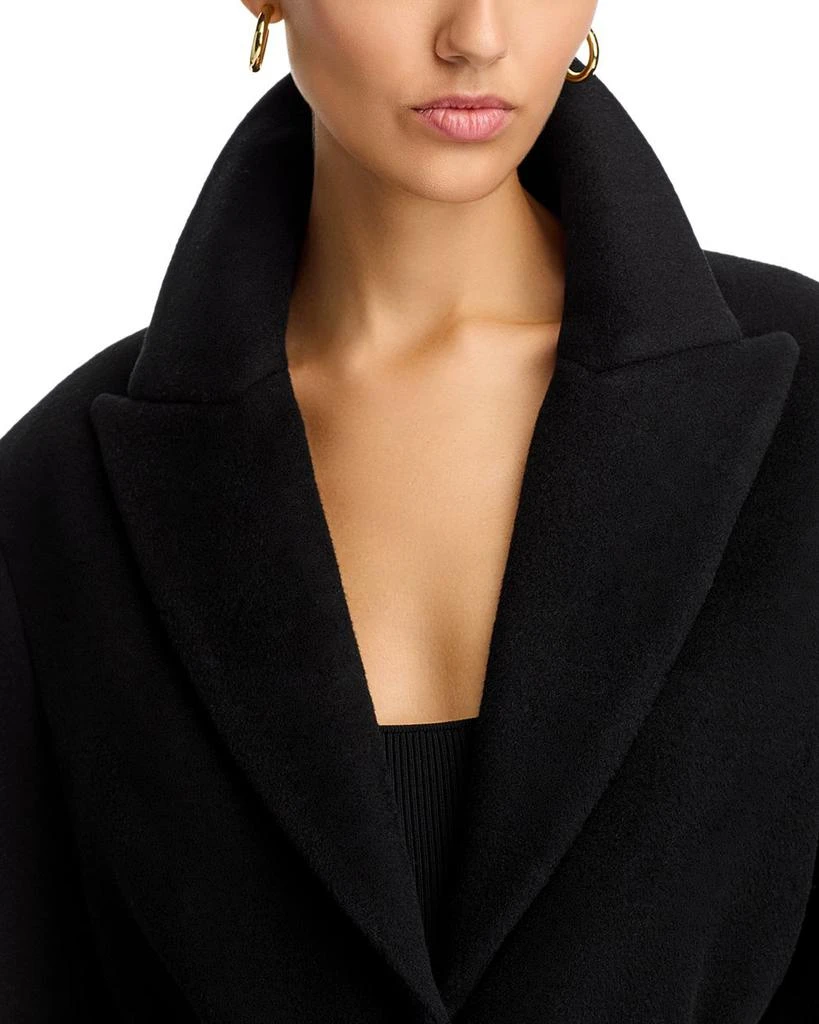 Self Portrait Faux Fur Collar Coat 5