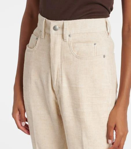 Rick Owens Bolan cotton and linen bootcut jeans 4