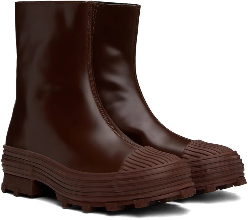 CAMPERLAB Burgundy Traktori Boots 4
