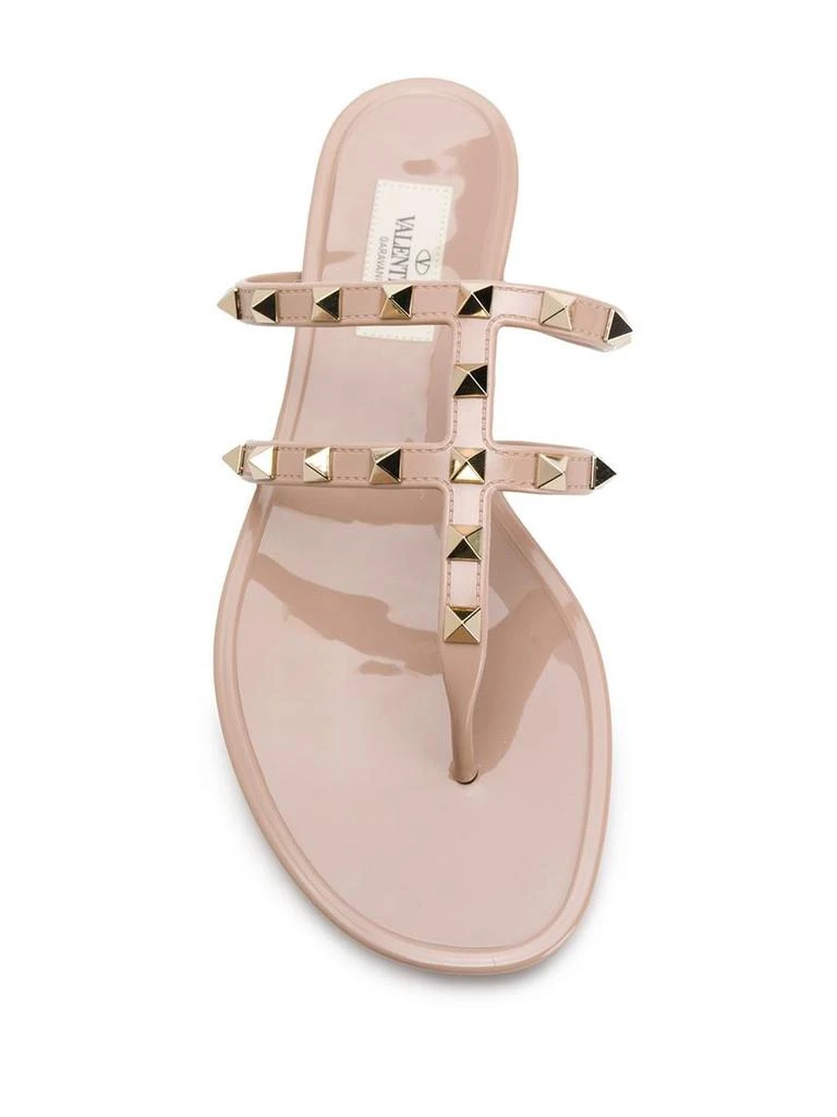Valentino Valentino Garavani Rockstud Rubber Thong Sandals 2