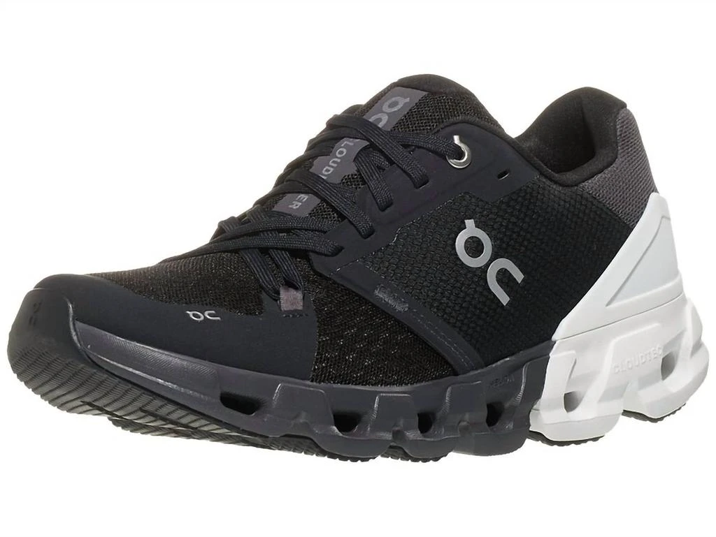 On Women's Cloudflyer 4 - B Running Shoe In Black/white 3