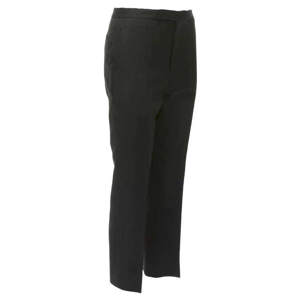 PORTS 1961 Wool Silk Cotton Lined Flared Cropped Trousers 3
