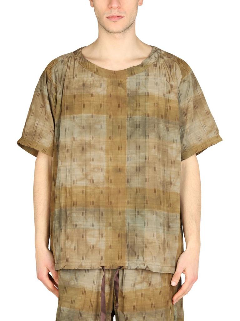 Needles Needles Motif Printed Boxy Fit T-Shirt