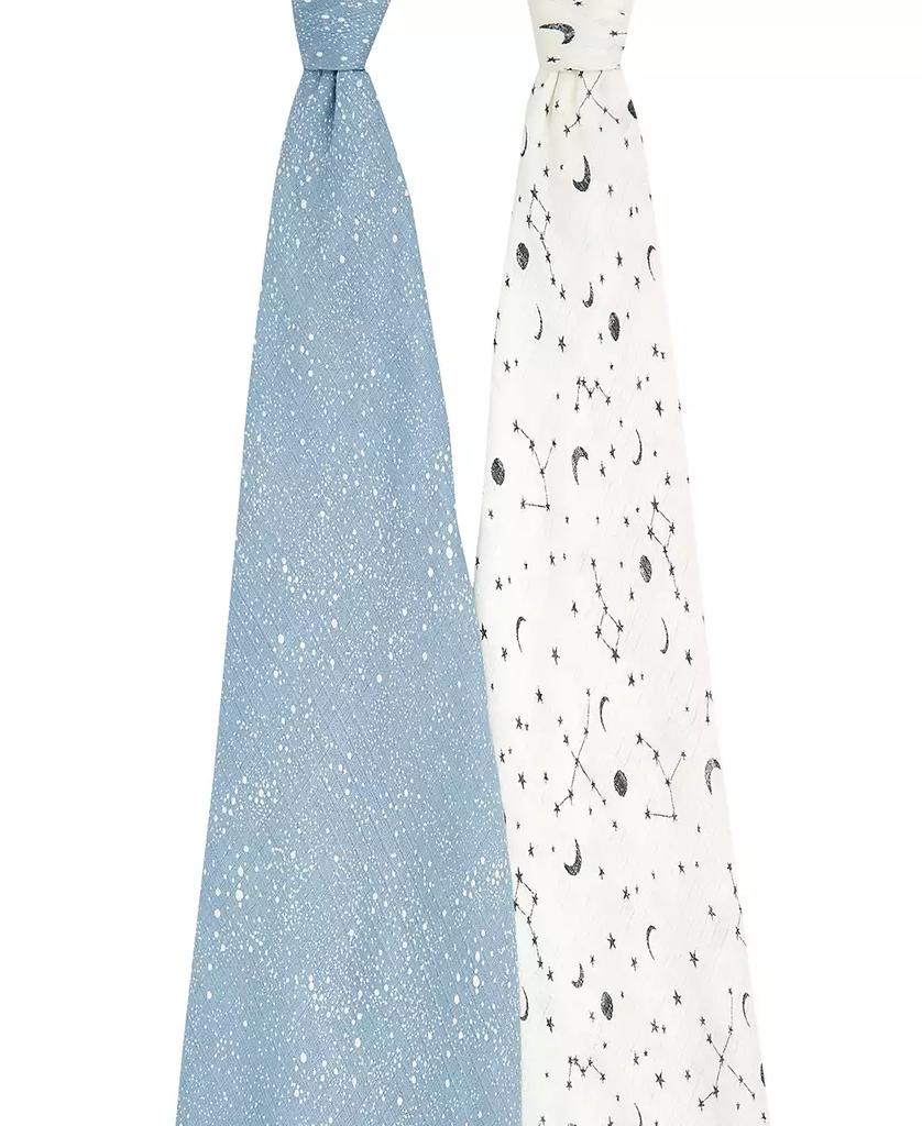 aden + anais Baby Boys or Baby Girls Silky Soft Swaddles, Pack of 2