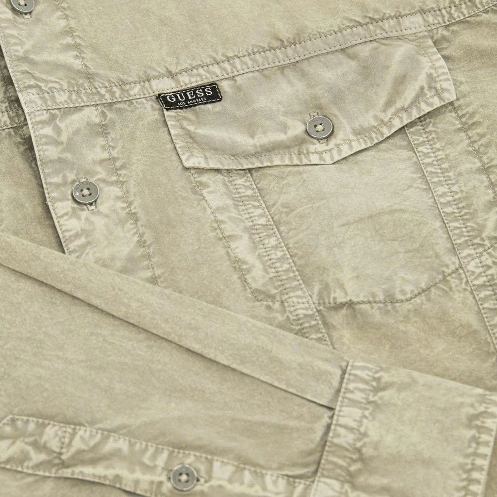 GUESS Shirts Brown Men 2