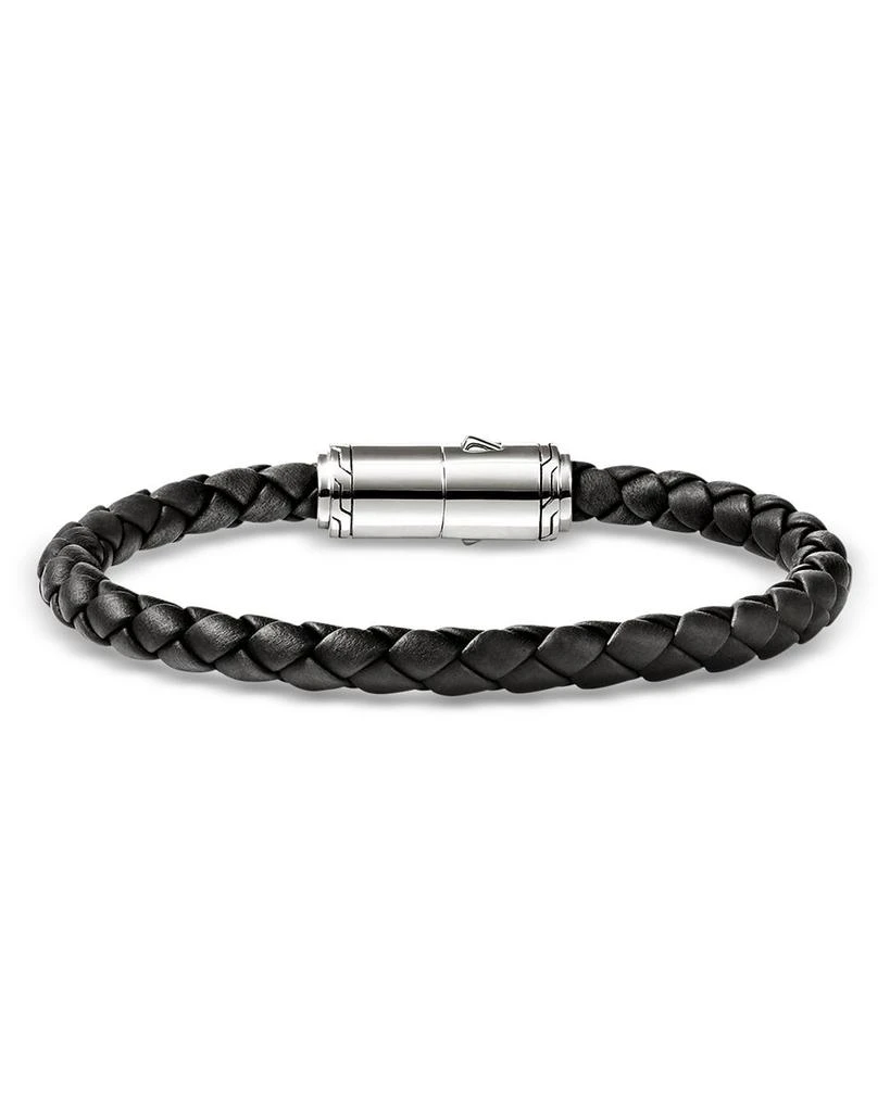 John Hardy Sterling Silver Leather Bracelet 4