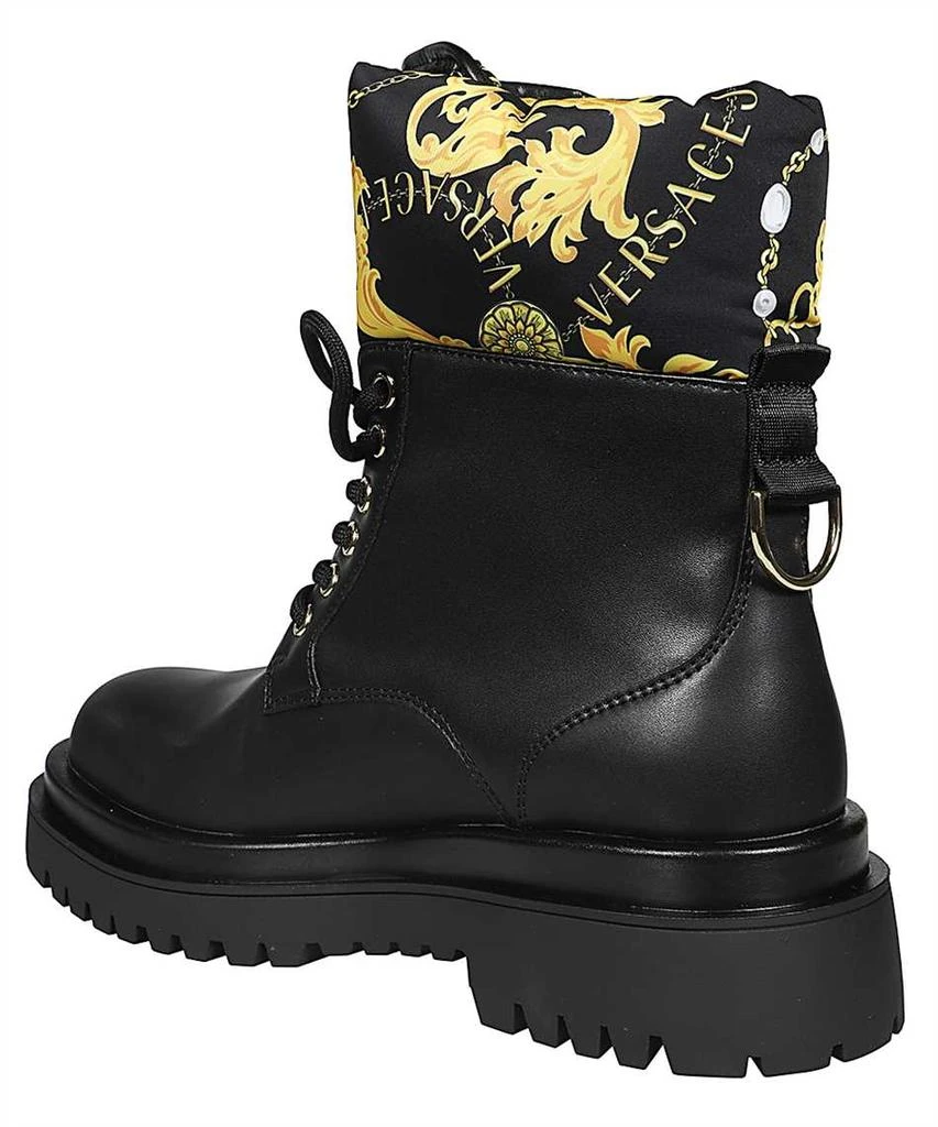 Versace Jeans Couture Versace jeans couture logo-print round-toe boots 3