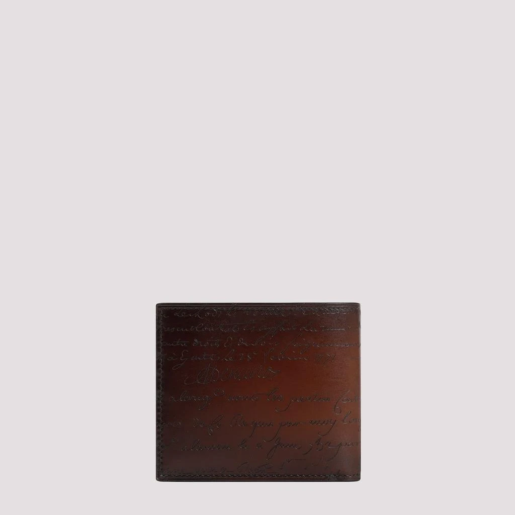 Berluti Calf Leather Neo Venezia Written Wallet 4