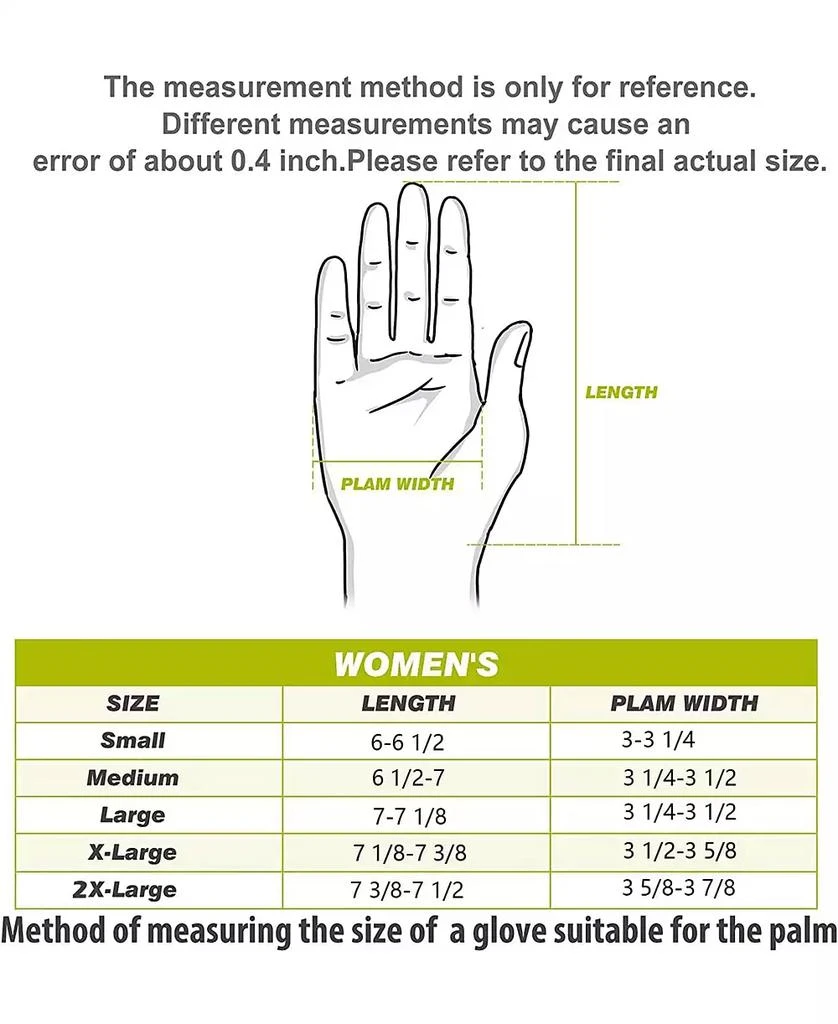 Wosofe Golf Gloves for Women Ladies Soft Leather Accessories Breathable for Non Slip Gloves 1 Pair 4