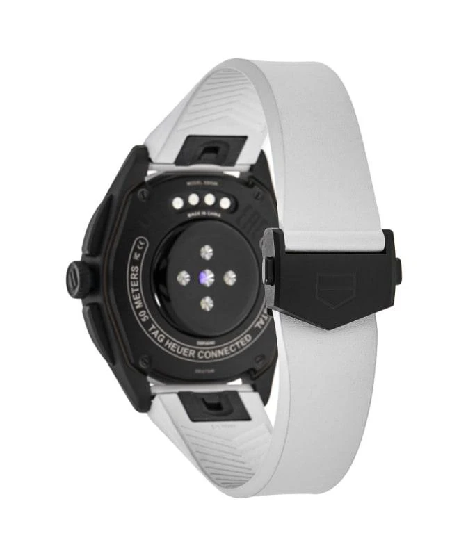 TAG Heuer Tag Heuer Connected Calibre E4 - 42mm Special Golf Edition Digital Dial White Rubber Strap Men's Watch SBR8080.EB0284 4