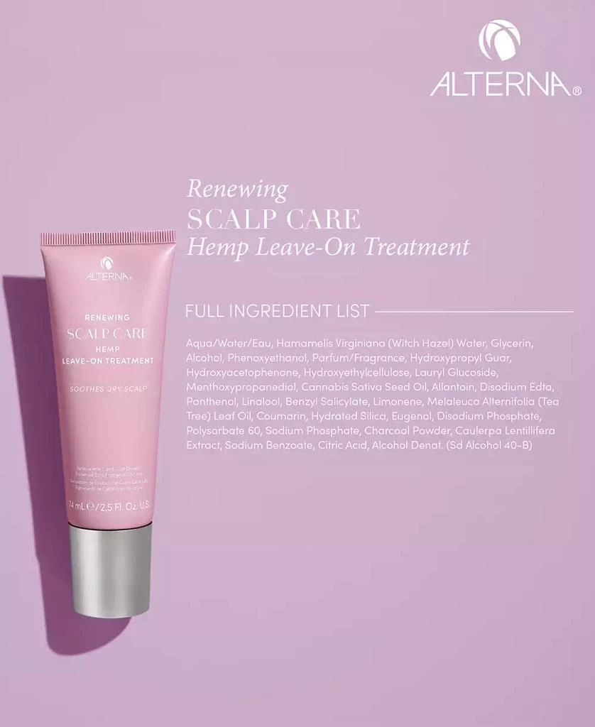 ALTERNA Renewing Scalp Care Hemp Leave-On Treatment, 2.5 oz. 7