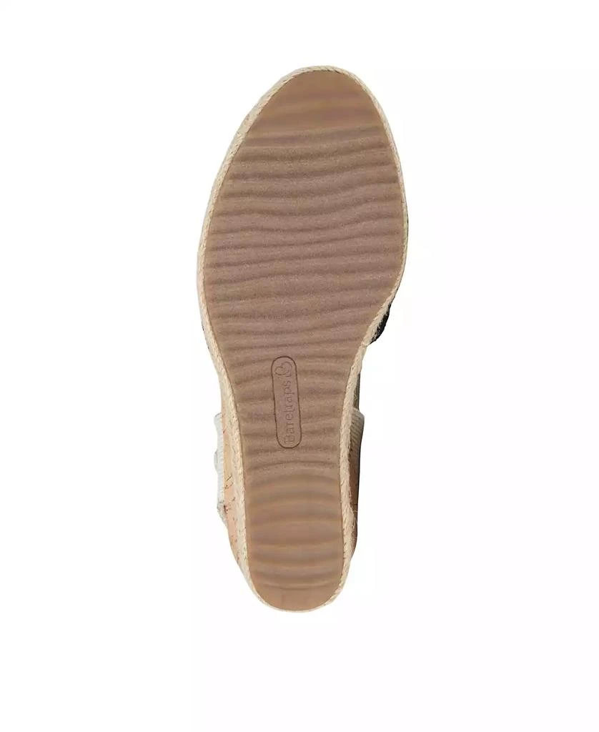 Baretraps Women's Odetta Peep Toe Espadrille Wedge Sandals 5