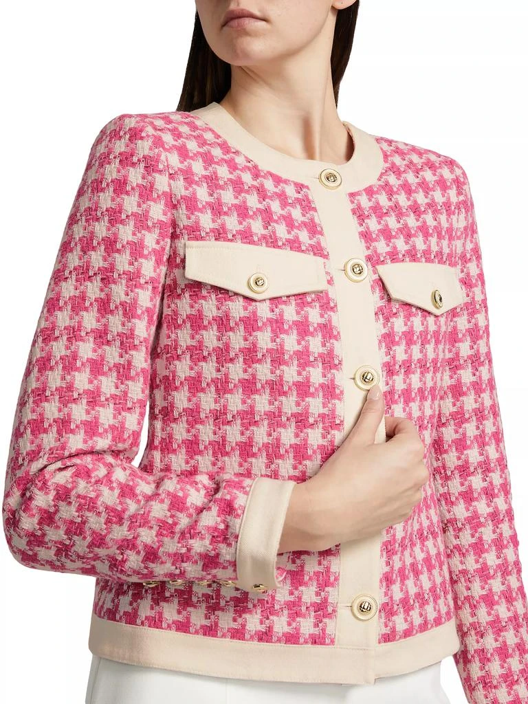 Tahari Farley Houndstooth Jacket 6