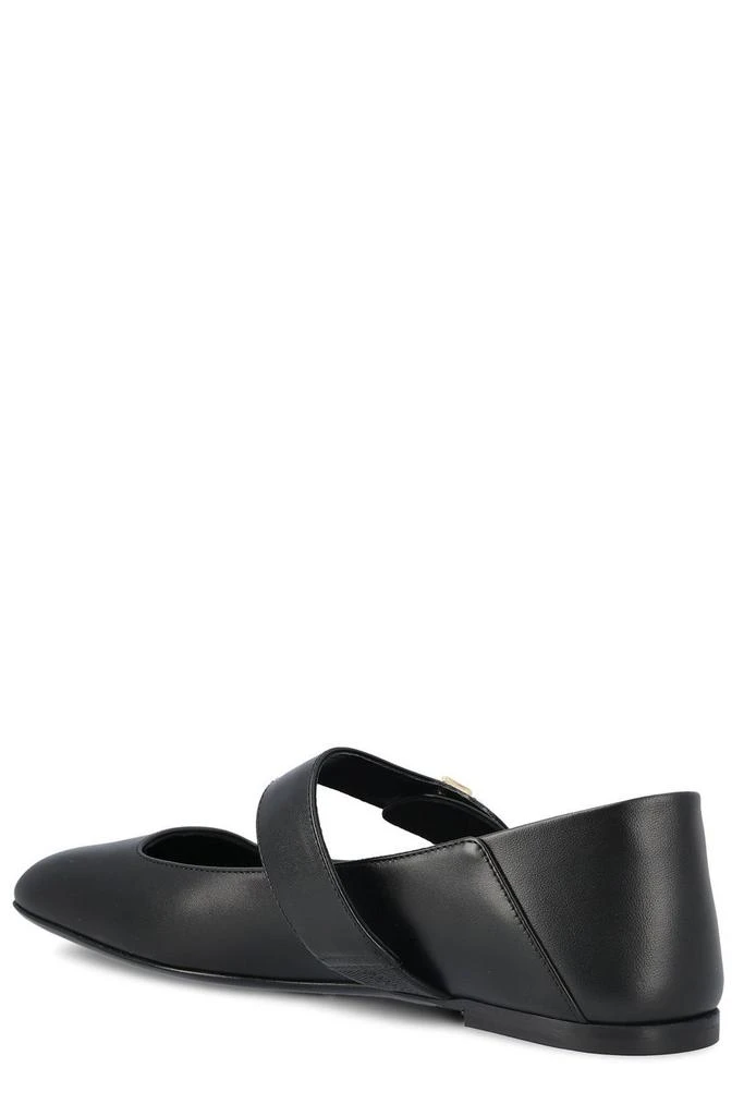 Valentino Valentino VLogo Locker Square Toe Ballerina Shoes 3