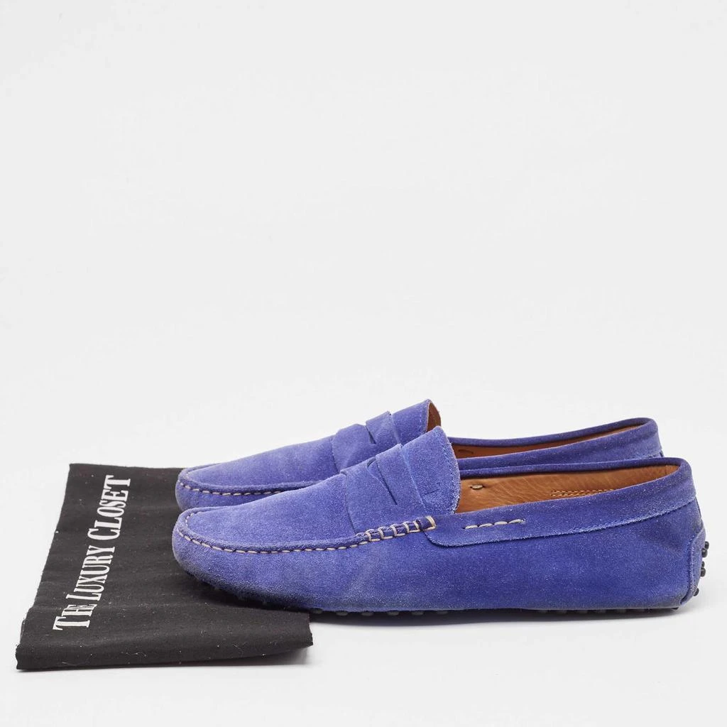 Tod's Tod's Cobalt Blue Suede Penny Loafers Size 41.5 9