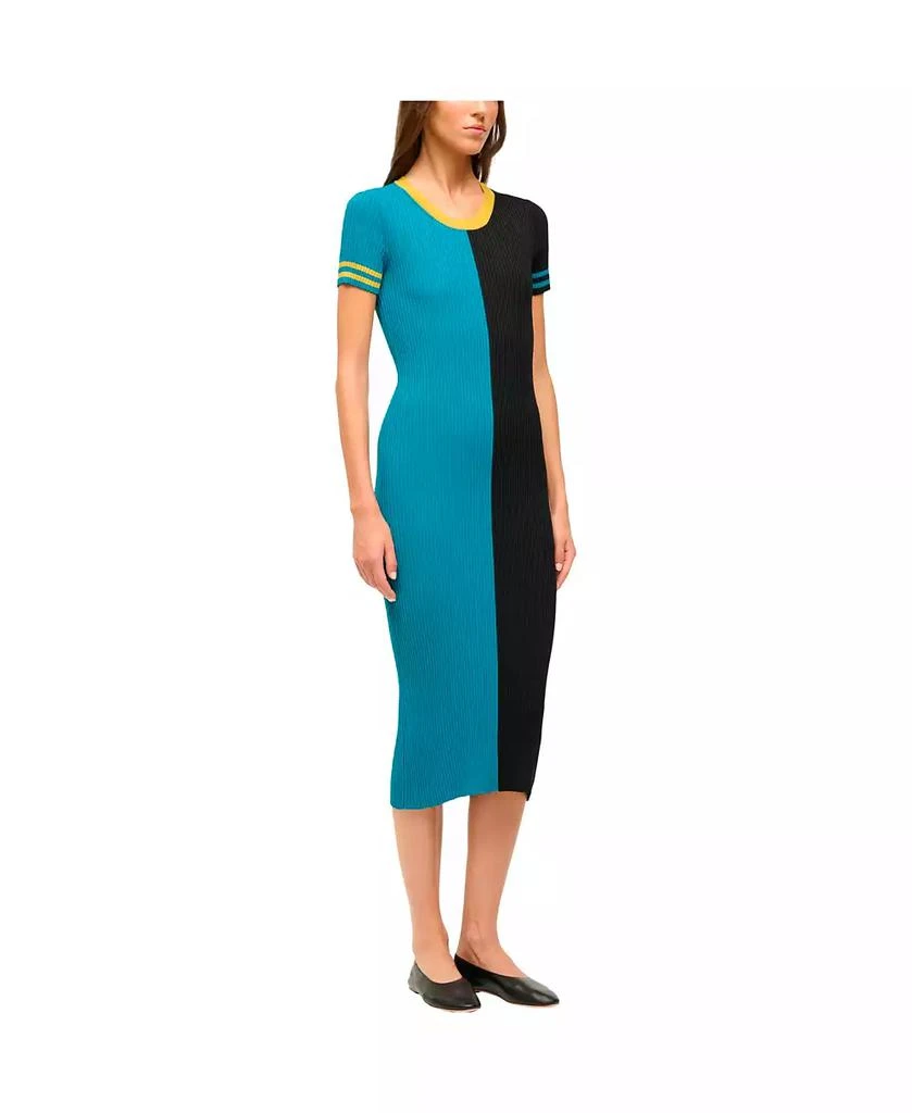 Staud Women's Teal/Black Jacksonville Jaguars Colleen Dress 2