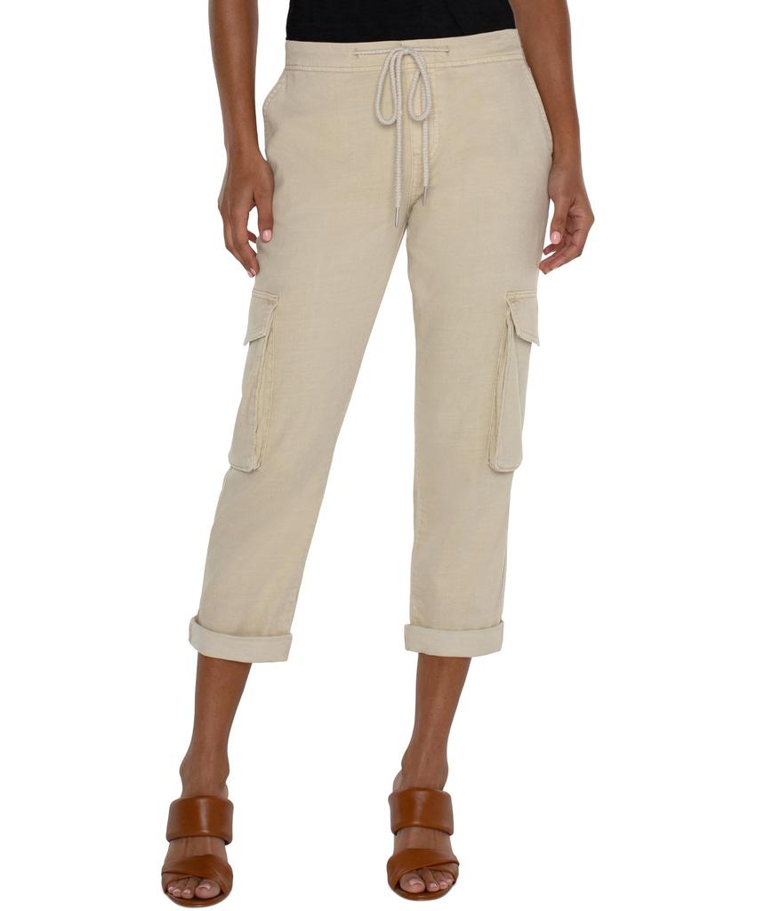 Liverpool Los Angeles Rascal Mid Rise with Cargo Pocket Details Lofty Soft Denim