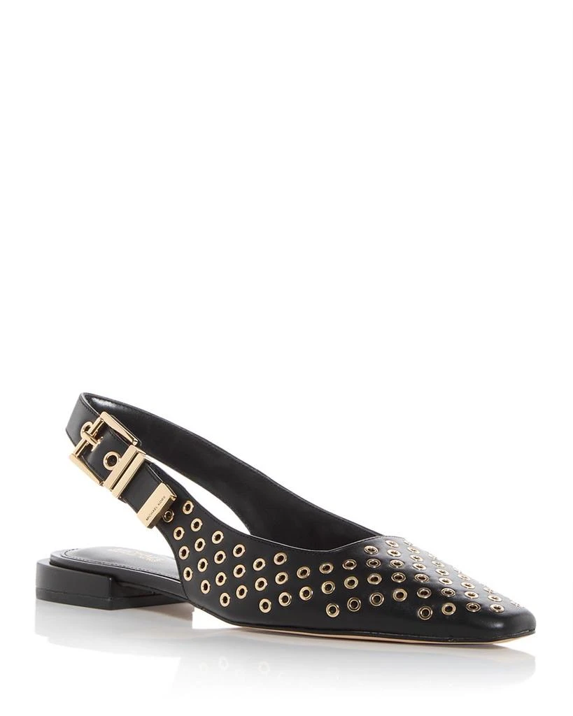 Michael Kors Women's Darrington Grommet Embellished Slingback Flats 1
