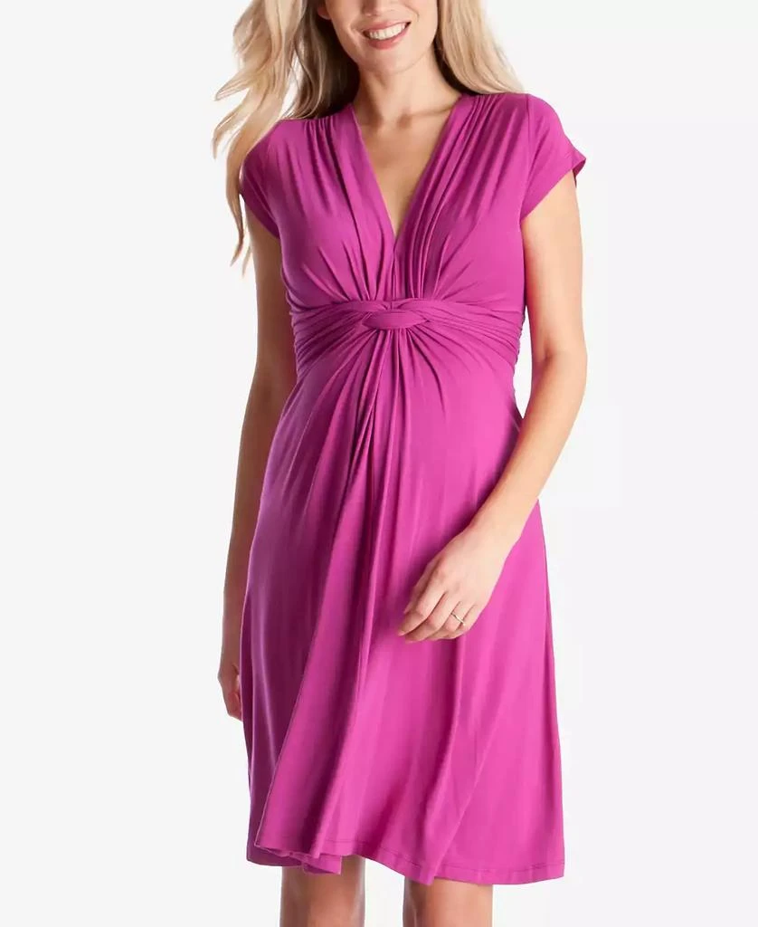 Seraphine Women's Knot Front Maternity Dress 5