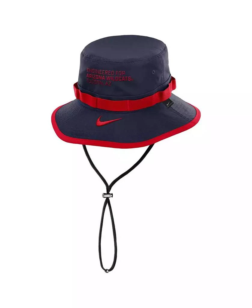 NIKE Men's Navy Arizona Wildcats 2025 Sideline Apex Boonie Bucket Hat 2