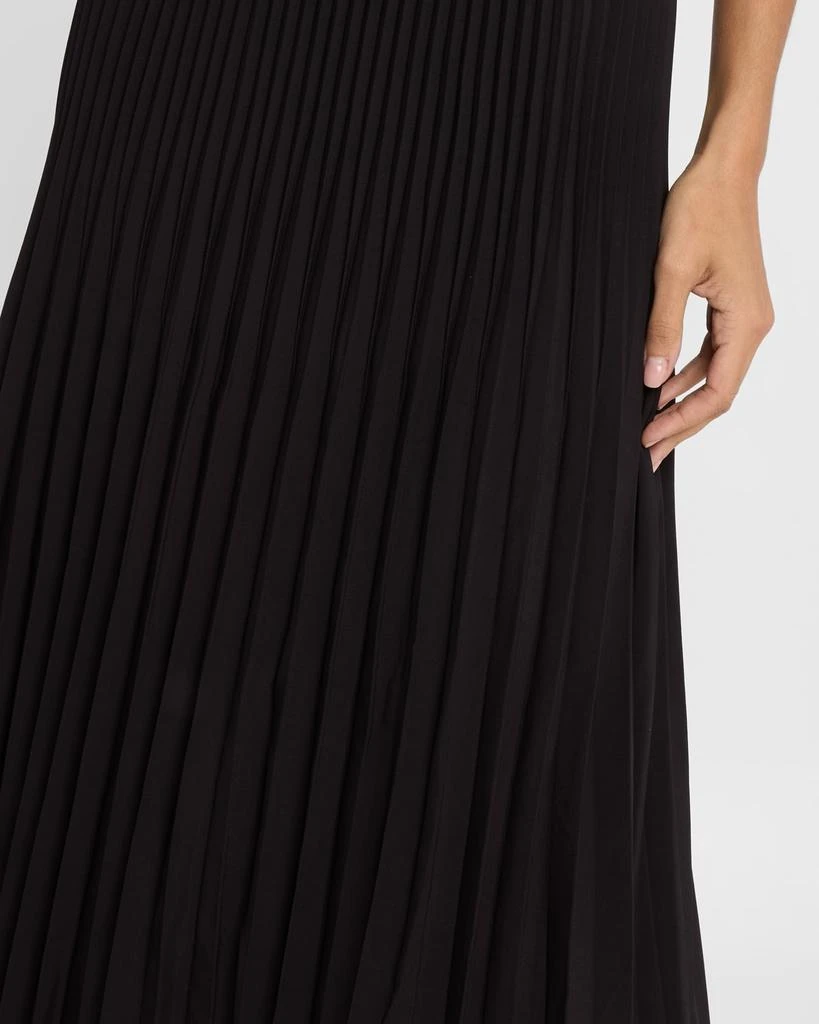 Eileen Fisher Petite Pleated Wool-Silk Midi Skirt 5