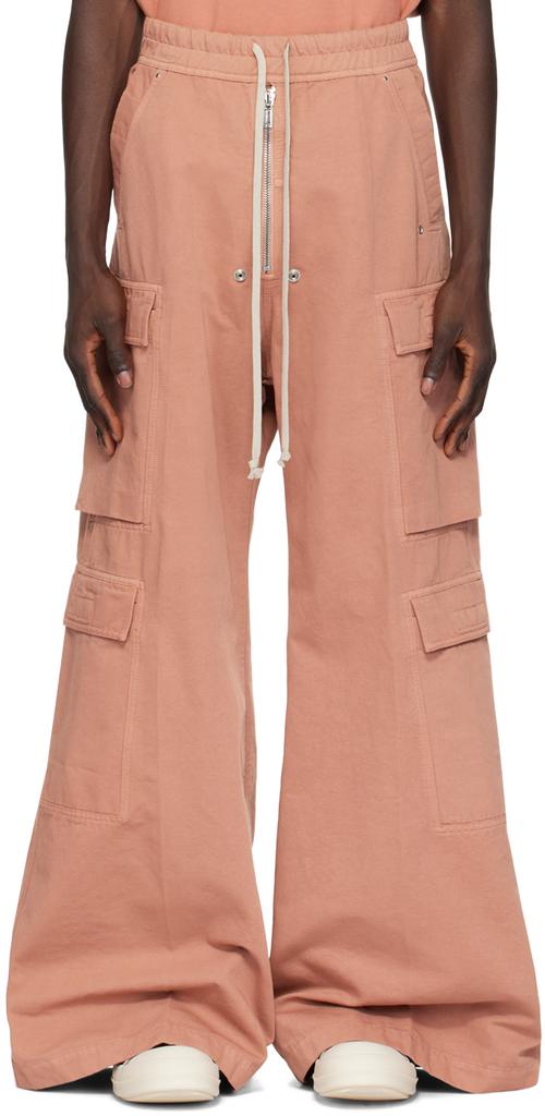 Rick Owens DRKSHDW Pink Jumbo Bela Cargo Pants - Trousers - Free Shipping -  BeyondStyle