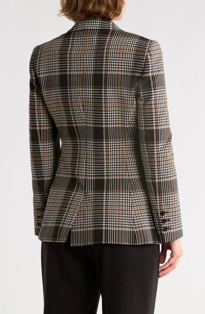 Theory Plaid Notch Lapel Blazer 2