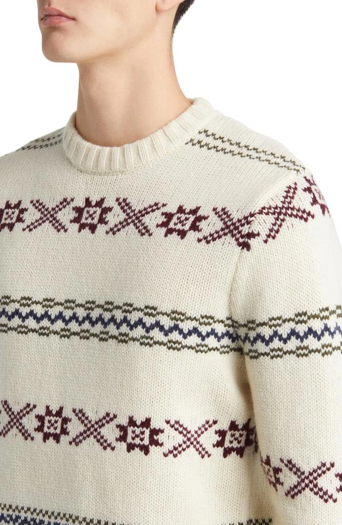 Schott NYC Norwegian Motif Wool Blend Sweater 4