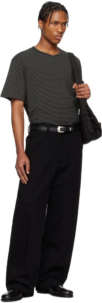 Lemaire Black Minimal Western Belt 3