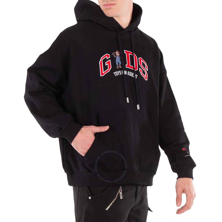 GCDS Chucky Lounge Logo Cotton Hoodie