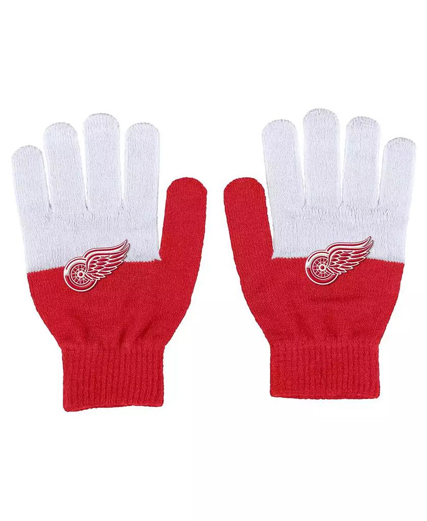 WEAR by Erin Andrews Women's Detroit Red Wings Color-Block Gloves