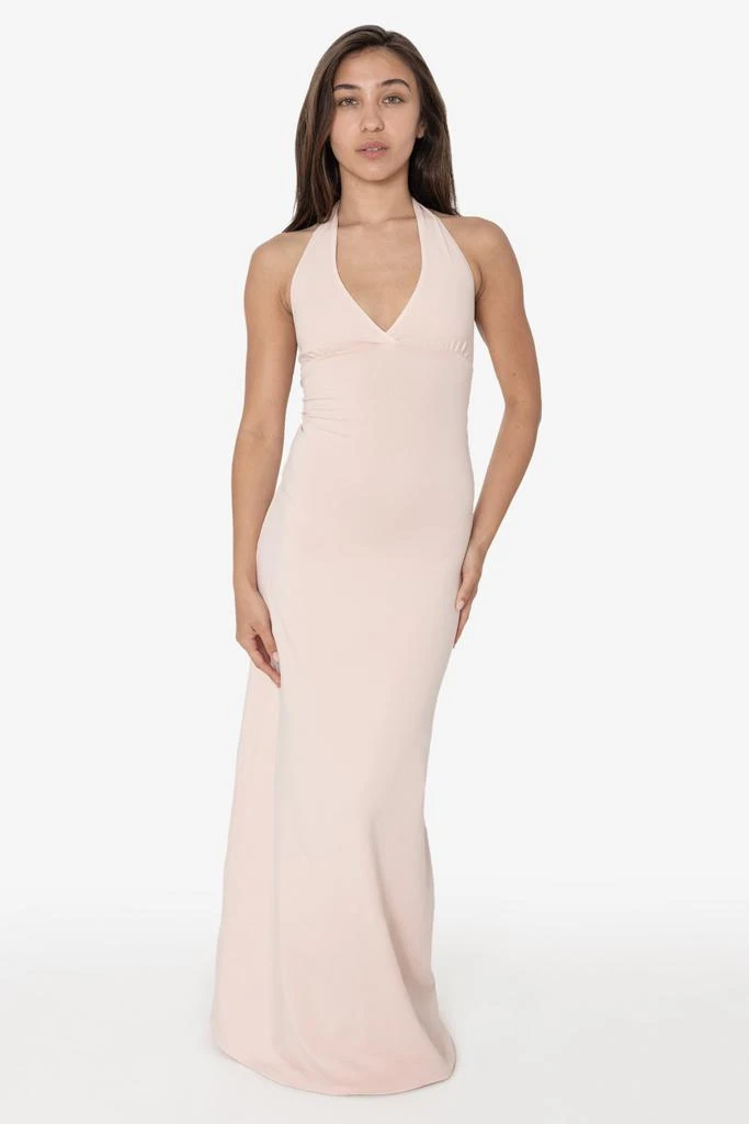 Los Angeles Apparel 8374 - Cotton Spandex Halter Maxi Dress 20