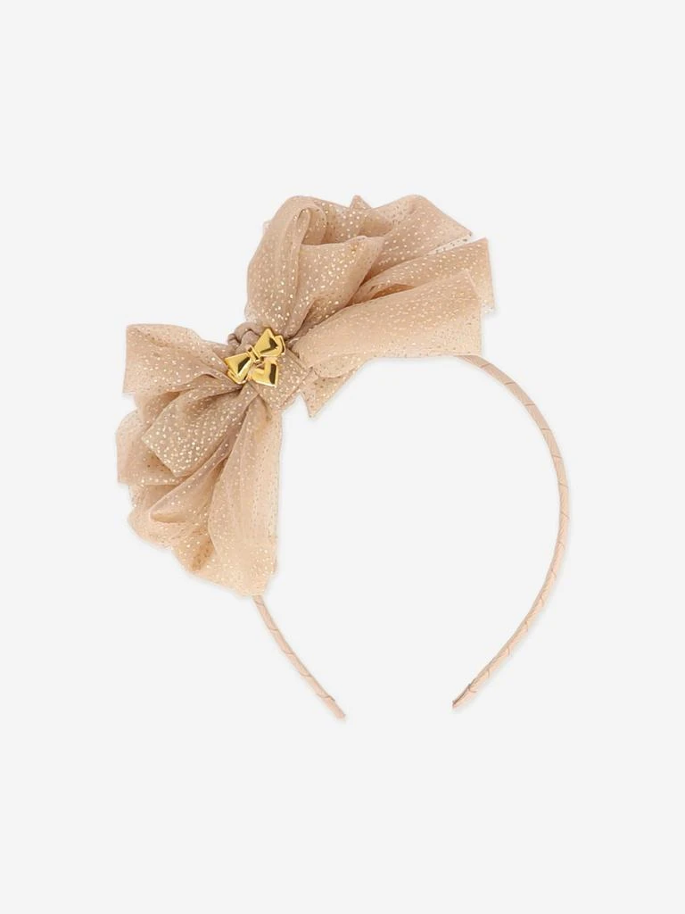 Angels Face Angels Face Girls Gladys Sparkle Tulle Headband in Gold