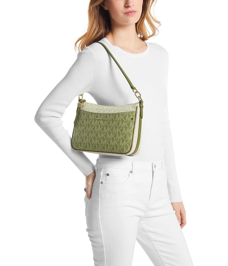Michael Kors Jet Set Charm Medium Top Zip Pochette Crossbody 4